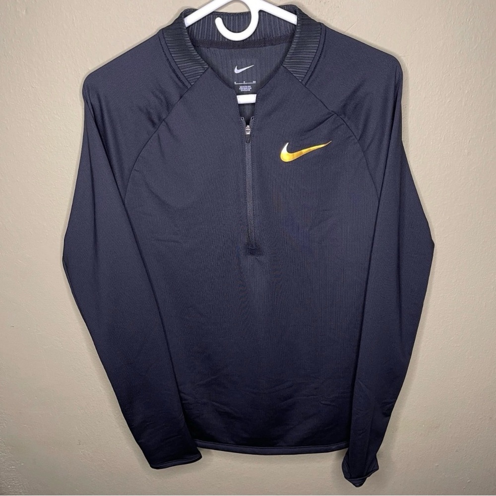 Nike Men’s Pro Elite Team Half-Zip Jersey X- Small Black Made In USA DR5229-077